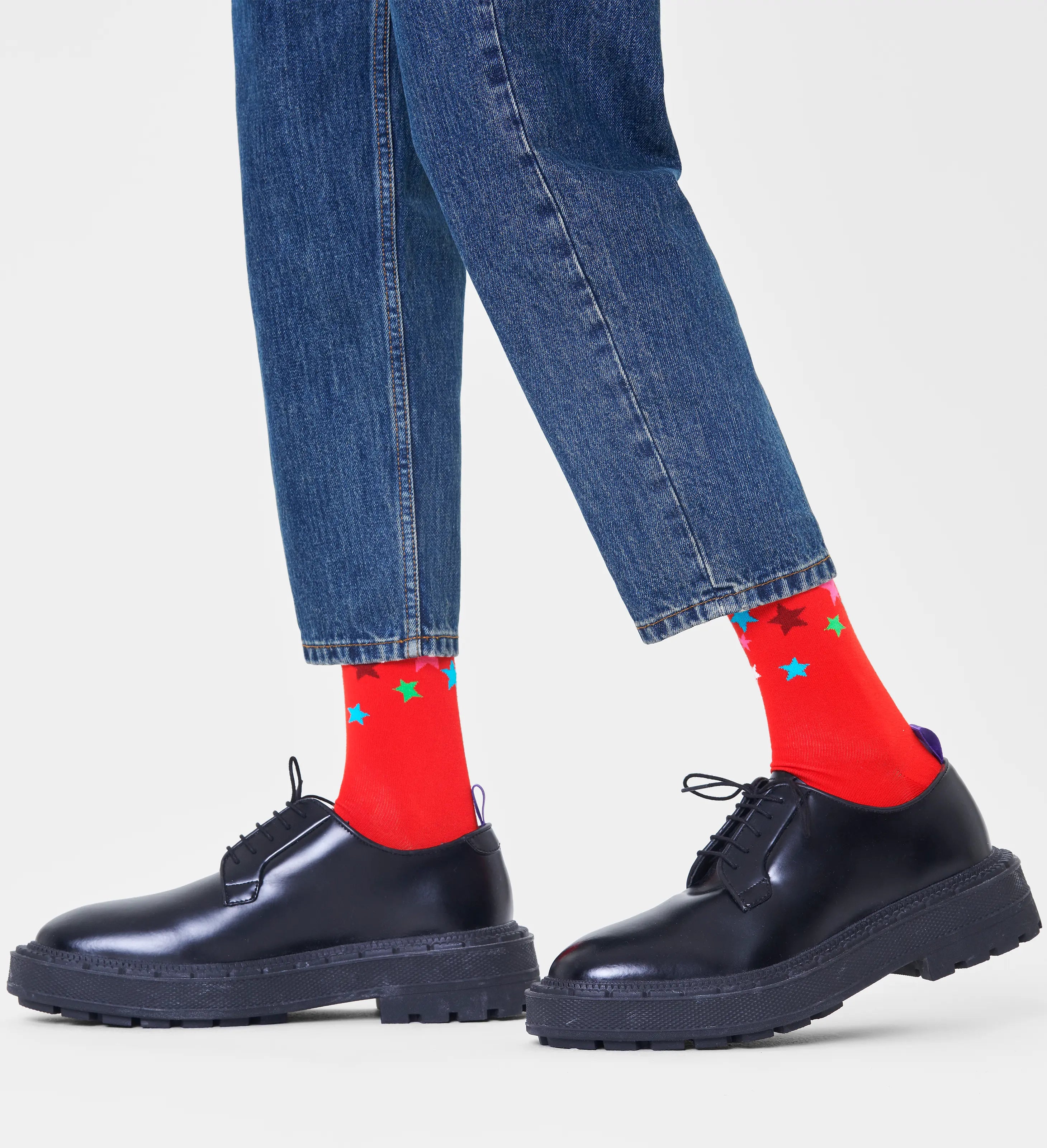 Happy Socks - Star Sock, Red