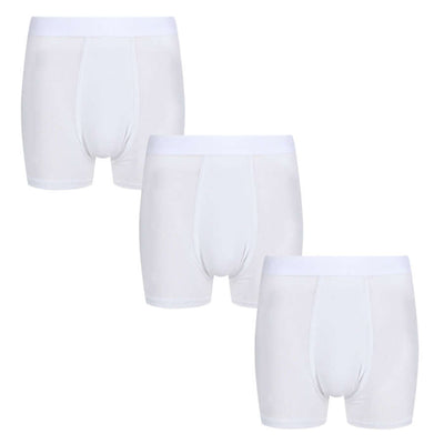 Pringle 3 Pack Modal Stretch Boxer Trunks White – Men’s Soft Touch Hipsters