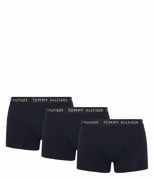 Tommy Hilfiger 3 Pack Trunks Men's Boxer Shorts - Desert Sky