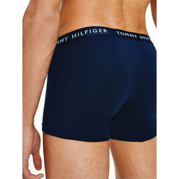 Tommy Hilfiger 3 Pack Trunks Men's Boxer Shorts - Desert Sky