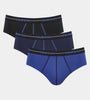 Sloggi Men Start Men's midi Briefs 3 Pack -  Blue / Black / Cobalt