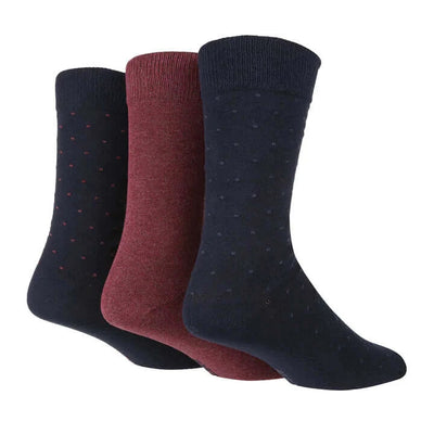 Tore Totally Recycled 100% Men's Multi Colour Pin Dots Crew Socks - 3 Pairs  Size (7-11)