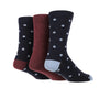 Tore Totally Recycled 100% Men's Spots 3 Pack Crew Socks