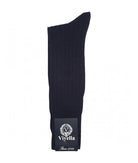 Viyella Mens Wool Short Ribbed Sock – Navy