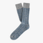 Thunders Love Dupled Ribbed Blue Wool Socks - (39-45) / Unisex