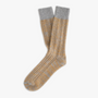 Thunders Love Wool Dupled Ribbed Yellow Socks - (39-45)