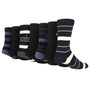 Jeff Banks Men's 7 Pack Cotton Stripes - One Size ( 7-11 )