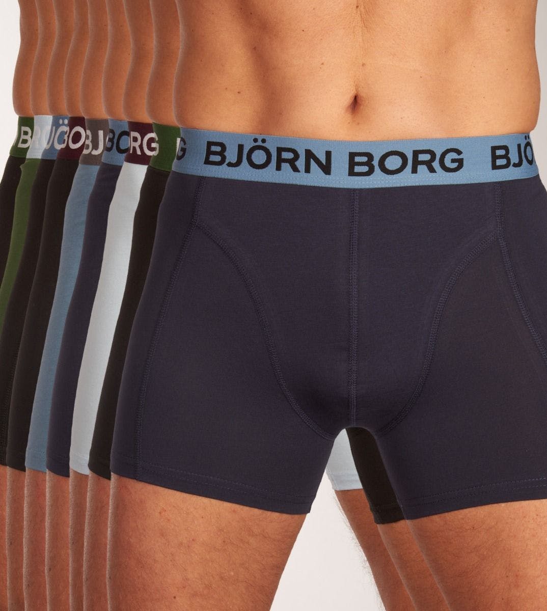 Bjorn Borg Cotton Stretch Boxer 9-pack Cotton Stretch - Multi