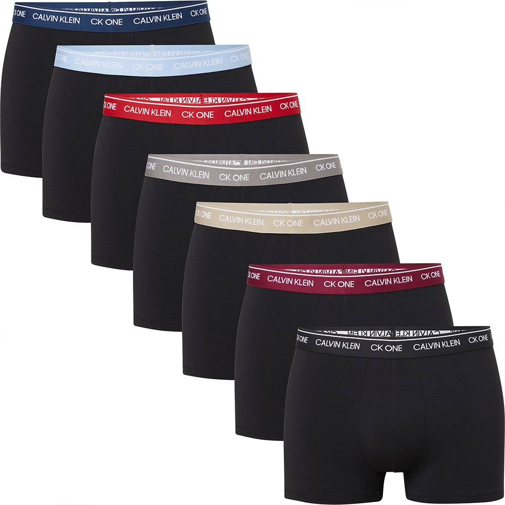 Calvin Klein 7 Pack Trunks - Black - CK One – Trunks and Boxers