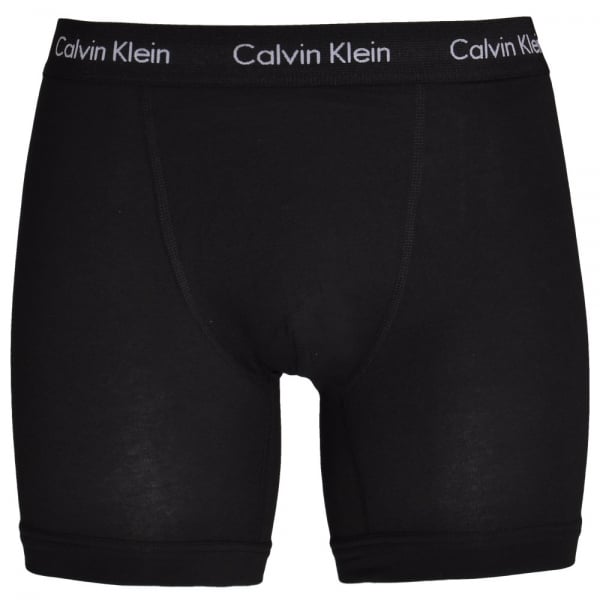 Calvin Klein 3 Pack Cotton Stretch - Longer Leg Boxer Brief Shorts ( B –  Trunks and Boxers