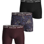 Björn Borg Men's Underwear - Disty Flower Essential Shorts  3-Pack Winetasting