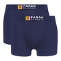 Farah Mens 2 Pack Cotton Plain Keyhole Trunks - Boxer Shorts