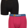 Farah Mens 2 Pack Cotton Classic Fitted Trunks - Boxer Shorts