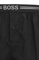 Hugo Boss Two-Pack Woven Boxers / Pyjama Shorts - Black