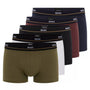 Boss - 5 pack Cotton Stretch Trunks with Logo Waistbands - Patterned