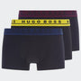 Hugo Boss Stretch Cotton Trunks, Pack of 3 - Boxer Shorts, Black / Multi 962