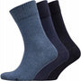 Skechers Mens Casual Socks 3 Pack - Blue