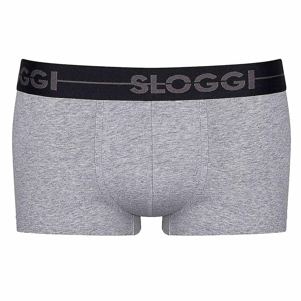 Sloggi Men GO- 3-Pack Low Rise Hipster Boxers (Black, Grey ,Blue) - Pants