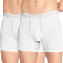 Sloggi Men Ever Fresh Boxer Briefs Short 2 Pack - Underwear - White / 0003