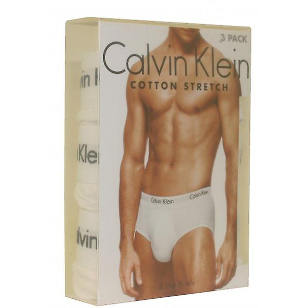 Calvin Klein 3 Pack Cotton Stretch – Hip Briefs ( WHITE )