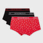 Emporio Armani 3 Pack Trunks - Stretch Cotton -BRB